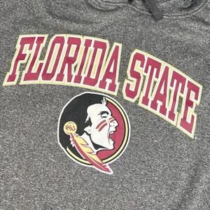 Florida State Seminoles Champion Hoodie Unisex Performance Sz M Gray Athleisure
